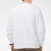 Sudadera con cuello redondo y estampado de juego «Blanco, negro y verde»