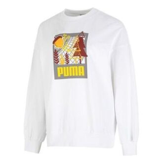 Sudadera con cuello redondo y mangas abullonadas FF (WMNS) «Blanca»