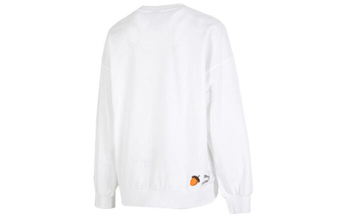 Sudadera con cuello redondo y mangas abullonadas FF (WMNS) «Blanca»