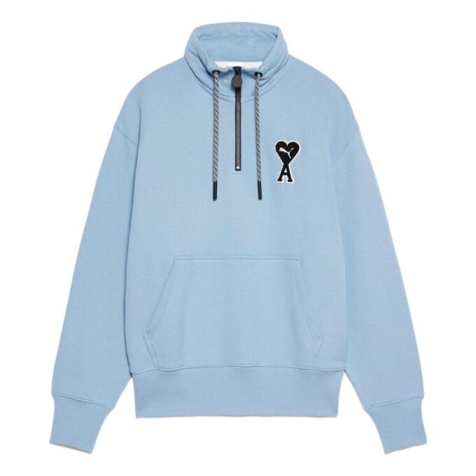 Sudadera con media cremallera PUMA x Ami «Azul»