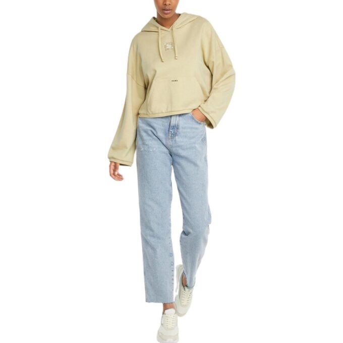 Sudadera corta con capucha RE.GEN «Amarillo» (WMNS)
