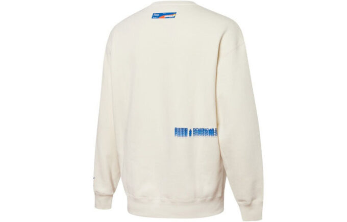 Sudadera de cuello redondo con bolsillo PUMA x Roaringwild «Blanco y azul»