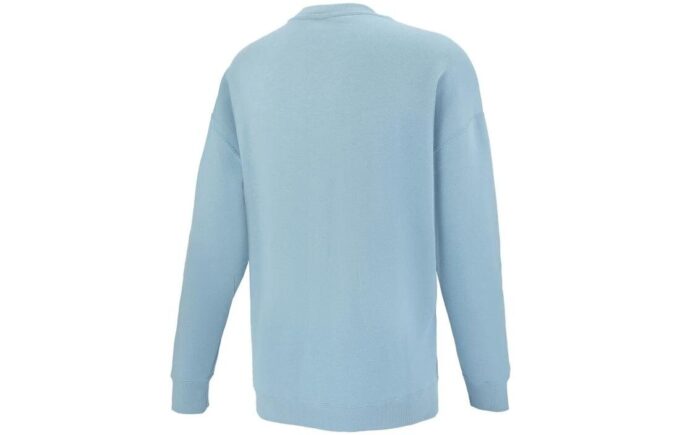 Sudadera de cuello redondo con logo pequeño «Azul»