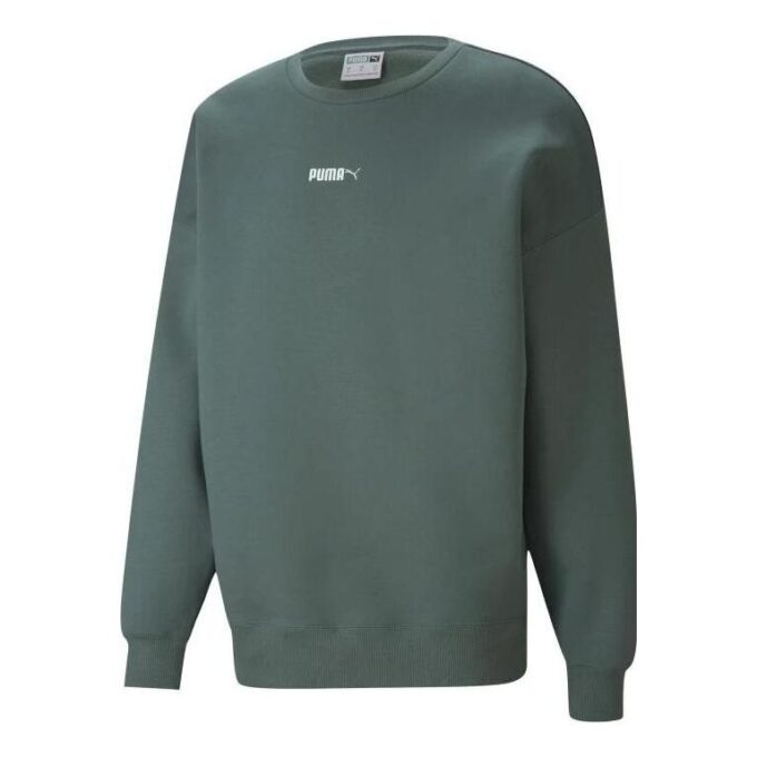 Sudadera de cuello redondo con logo pequeño «Verde»