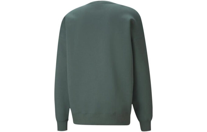 Sudadera de cuello redondo con logo pequeño «Verde»