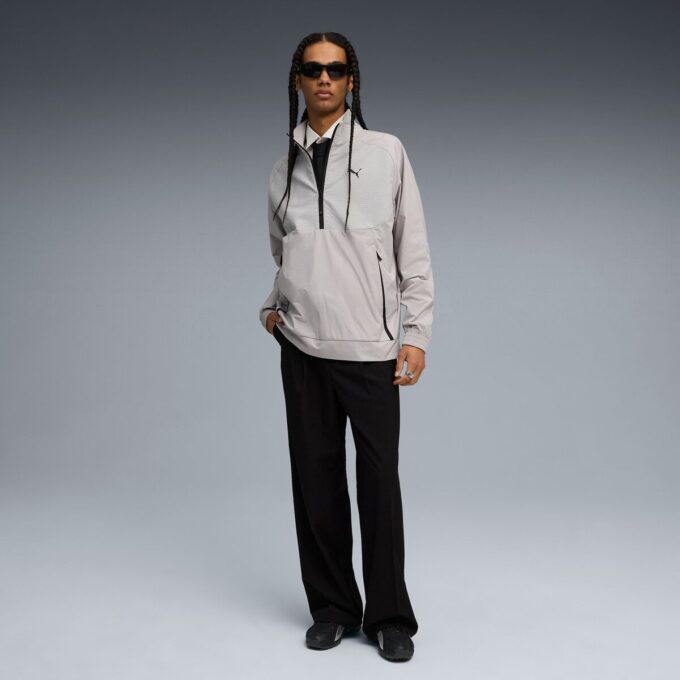 Sudadera de cuello redondo con media cremallera para hombre de PUMATECH