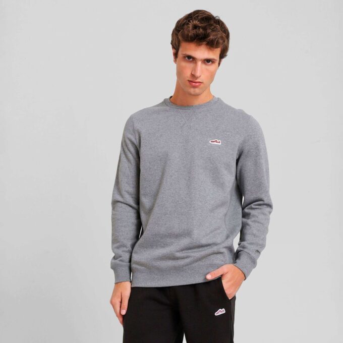 Sudadera de cuello redondo de ante para hombre de Wardrobe Essentials