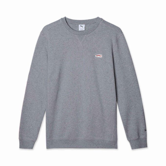 Sudadera de cuello redondo de ante para hombre de Wardrobe Essentials