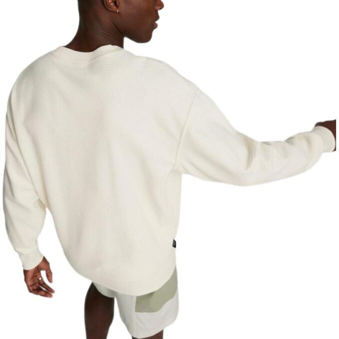 Sudadera de cuello redondo Downtown Waffle «Blanca»
