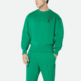 Sudadera de cuello redondo PUMA x Ami «Verde»
