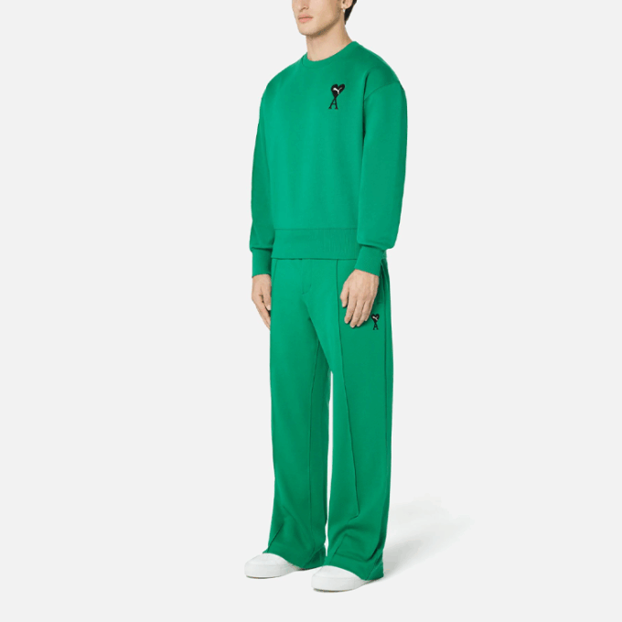Sudadera de cuello redondo PUMA x Ami «Verde»