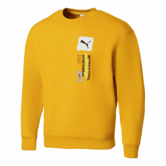 Sudadera deportiva Logo International «Amarillo»