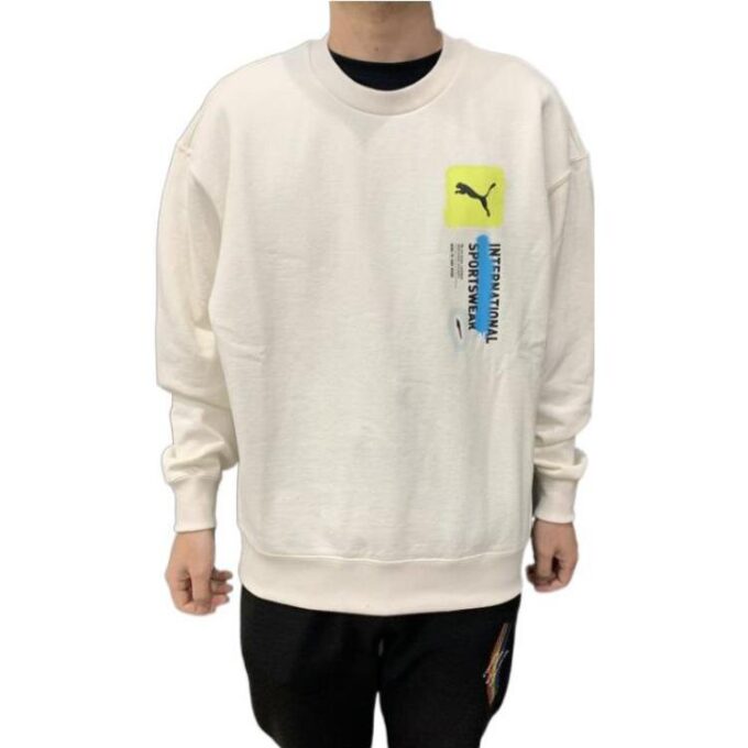 Sudadera deportiva Logo International «Blanca»