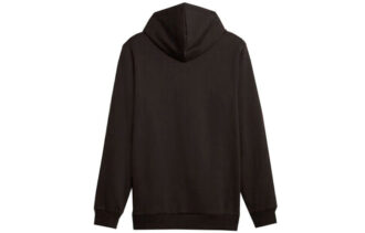 Sudadera deportiva Luxe Crew con logo bordado «Negra»