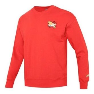 Sudadera Essentials CNY con logotipo gráfico «Roja»