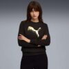 Sudadera Essentials Metallic con cuello redondo para mujer Sudadera Essentials Metallic con cuello redondo para mujer