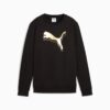 Sudadera Essentials Metallic con cuello redondo para mujer Sudadera Essentials Metallic con cuello redondo para mujer