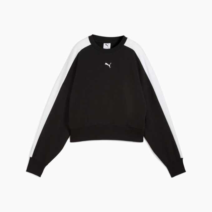 Sudadera extragrande con cuello redondo para mujer T7 Sudadera extragrande con cuello redondo para mujer T7