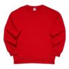 Sudadera informal de cuello redondo «Roja»