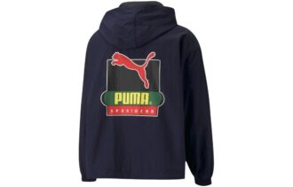 Sudadera ligera con capucha y media cremallera PUMA x Butter Goods «Azul marino»