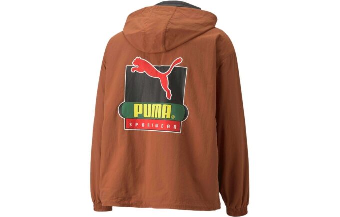 Sudadera ligera con capucha y media cremallera PUMA x Butter Goods «Marrón»