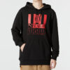 Sudadera negra con capucha del AC Milan Football «Black»