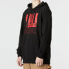 Sudadera negra con capucha del AC Milan Football «Black»