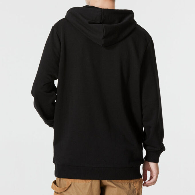 Sudadera negra con capucha del AC Milan Football «Black»