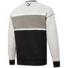 Sudadera retro de corte regular «Negro, blanco y gris»