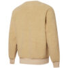Sudadera retro de sherpa con cuello redondo «Marrón»