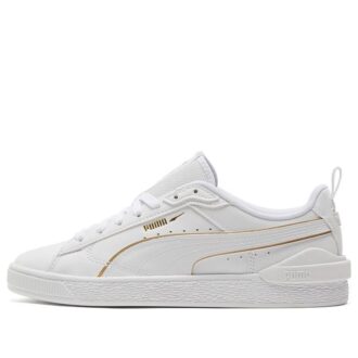 Suede Bloc «Liquid Metal – White Team Gold»