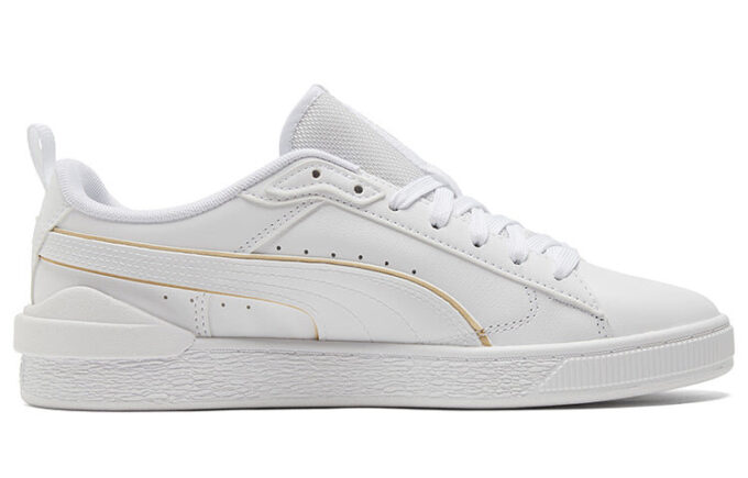 Suede Bloc «Liquid Metal – White Team Gold»