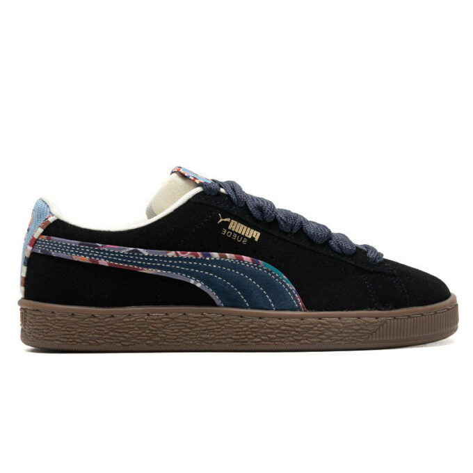 Suede Bz Emb «Negro Azul Marino Mazapán Azul Claro»