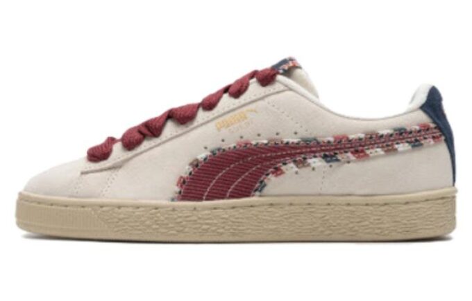 Suede Bz Fringe «blanco rojo azul marino»