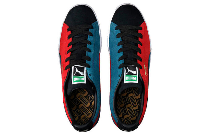 Suede Classic 21 «Lapislázuli Azul Rojo Urbano»
