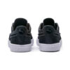 Suede Classic «Costuras expuestas – Negro y blanco»