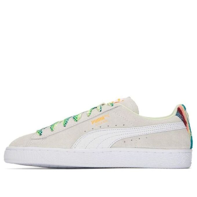 Suede Classic Just For Fun «Blanco Verde»