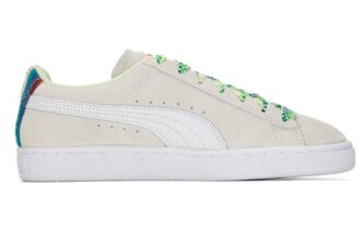 Suede Classic Just For Fun «Blanco Verde»