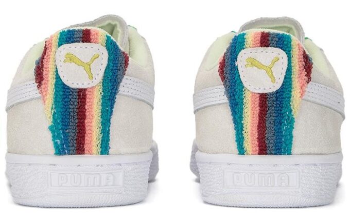 Suede Classic Just For Fun «Blanco Verde»