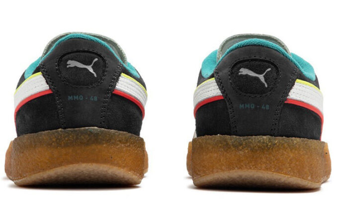 Suede Crepe Stb «Negro Marrón Blanco»