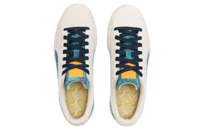 Suede Gentle Jungle «Azul Crema»