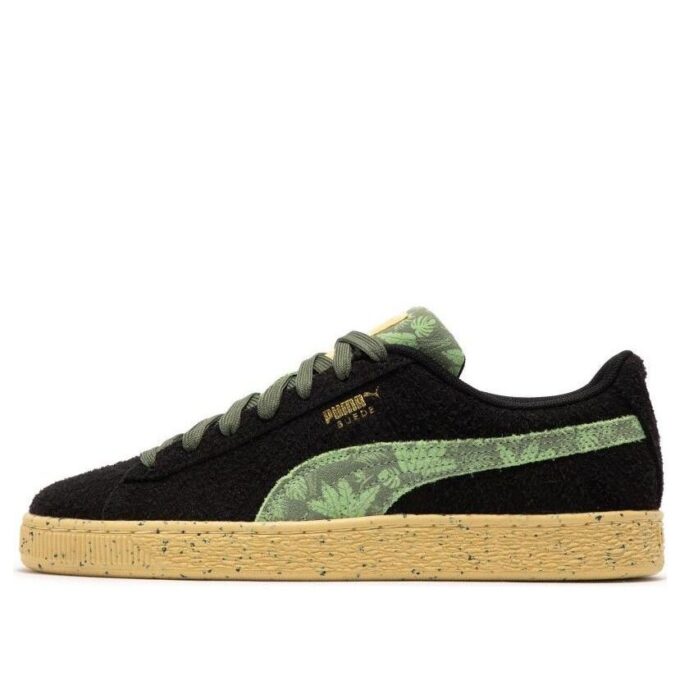 Suede Gentle Jungle «Negro Verde»