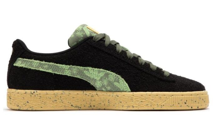 Suede Gentle Jungle «Negro Verde»
