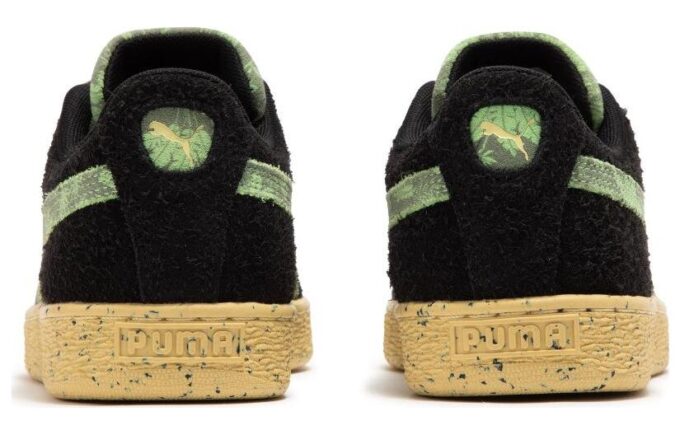 Suede Gentle Jungle «Negro Verde»