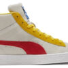 Suede Mid 21 «Blanco Rojo Limón»