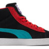 Suede Mid 21 «Negro Viridian Verde Rojo»
