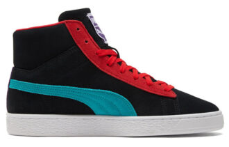 Suede Mid 21 «Negro Viridian Verde Rojo»