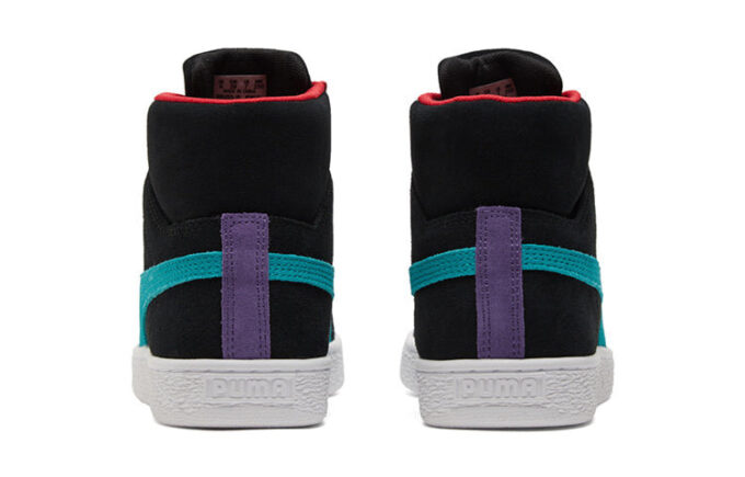 Suede Mid 21 «Negro Viridian Verde Rojo»
