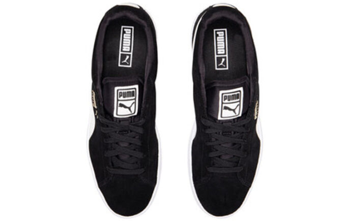 Suede S «Negro Blanco»