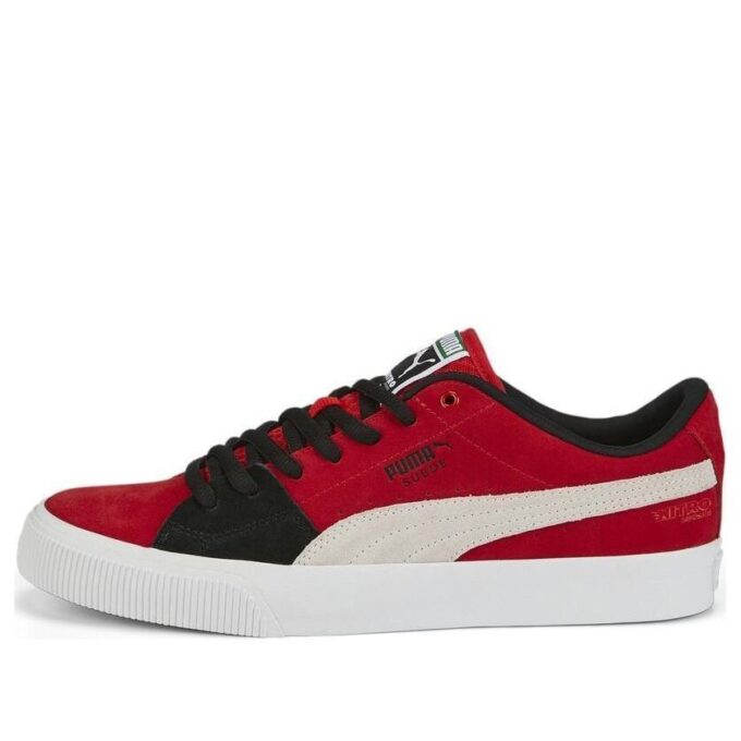 Suede Skate Nitro «Negro Rojo Blanco»